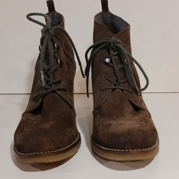 Kelsey Dagger Charlot brown suede ankle boots 8.5 - Picture 6 of 10